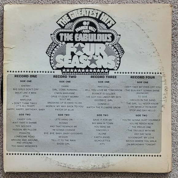 Frankie Valli Vinyl LP Album Record Set of 2 - Picture 3 of 16